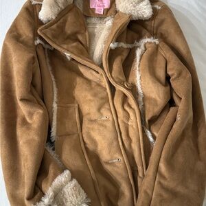 Copper Key was Tan Faux Fur Lined Coat